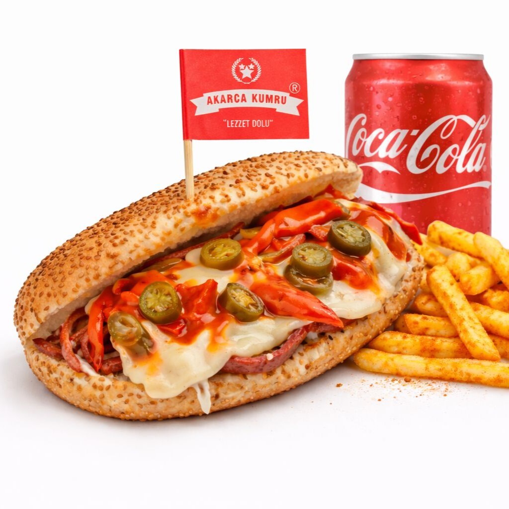 Acılı Kumru Sandviç + 330 Ml. Coca Cola