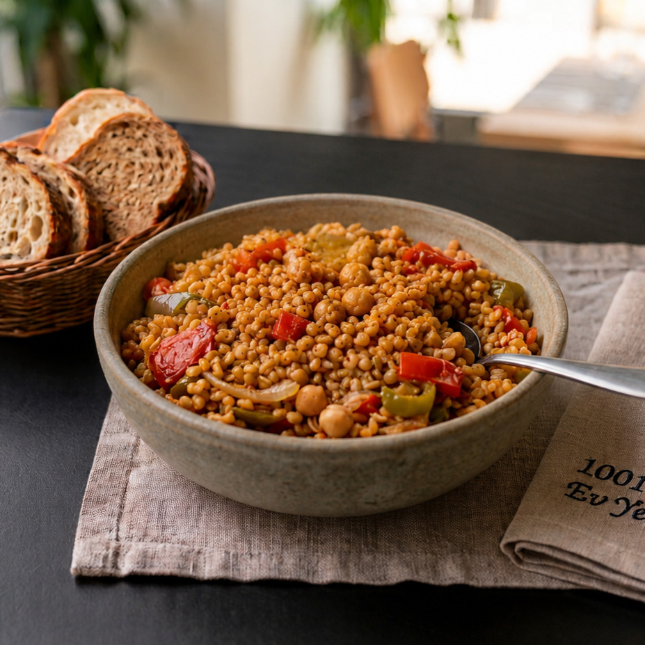 Meyhane Usulü Bulgur Pilavı