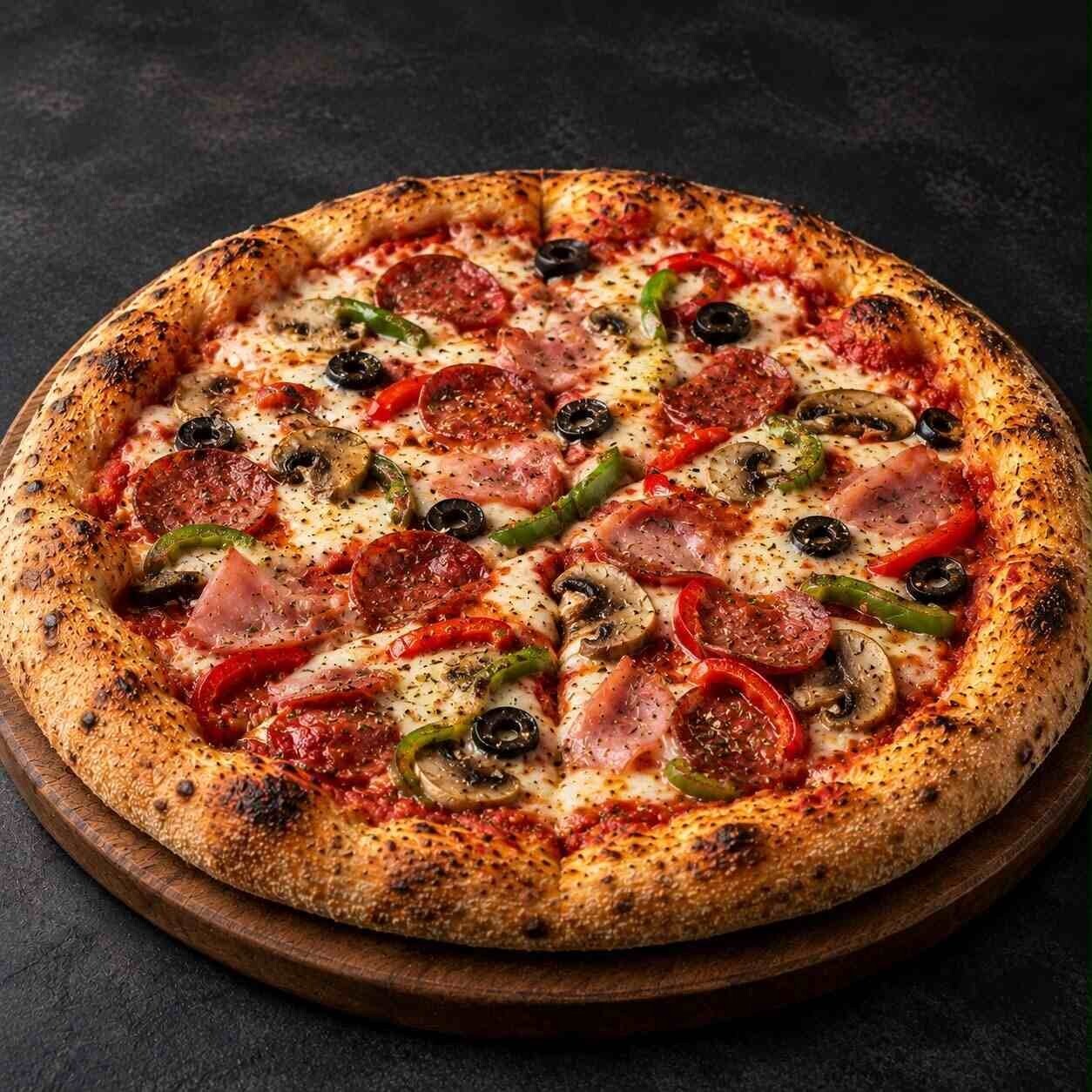 Pizza (2 Adet) + İçecek (2 Adet) + Yan Ürün (1 Adet) Menü