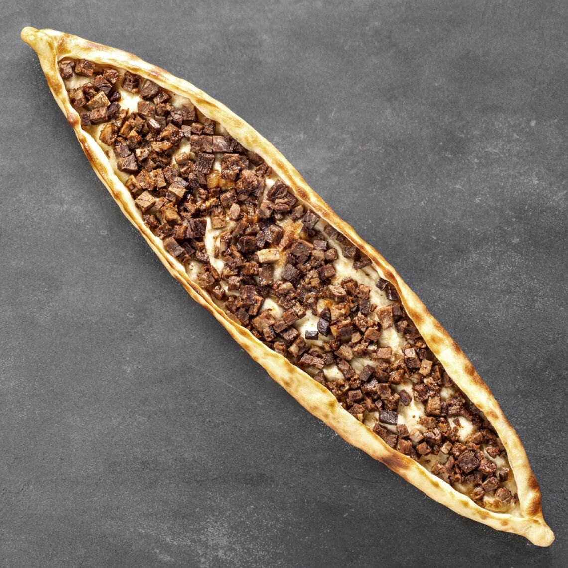 Kavurmalı Pide (Açık)