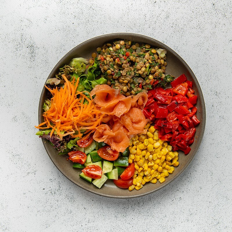 Salmon Bowl (563,2 KCal)