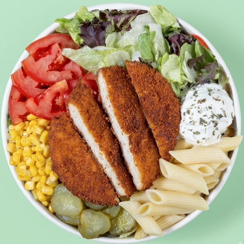 Çıtır Tavuk Makarna Bowl