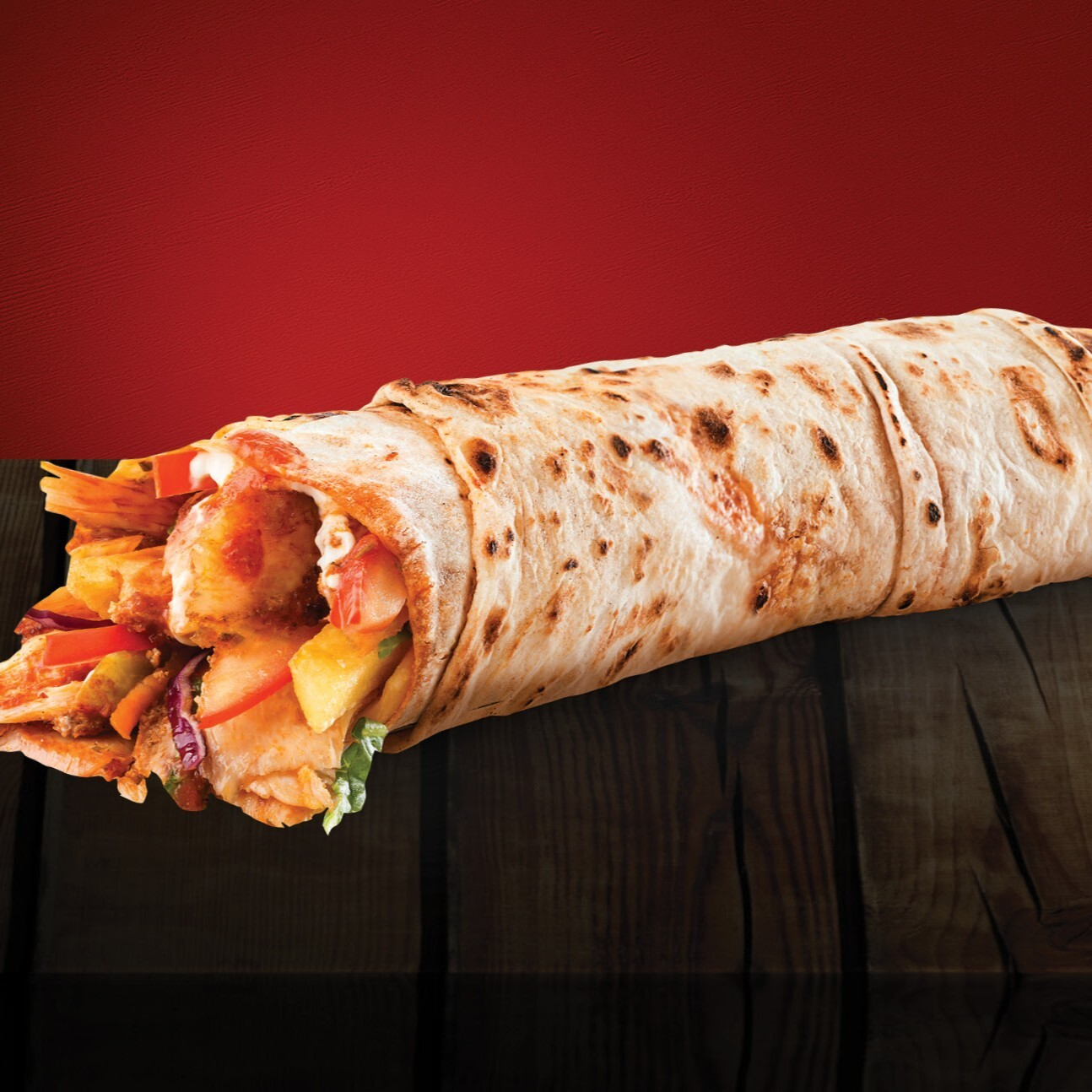 Dois Mega Tavuk Dürüm (110 gr.)