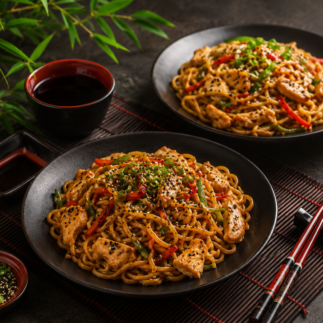 1+1 Tavuklu Noodle Menü