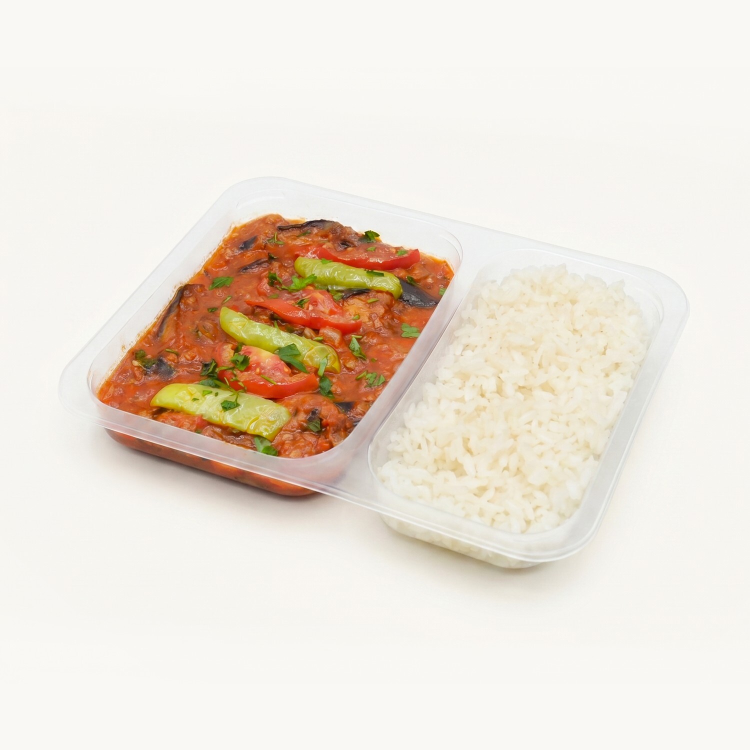 Patlıcan Musakka & Pirinç Pilavı