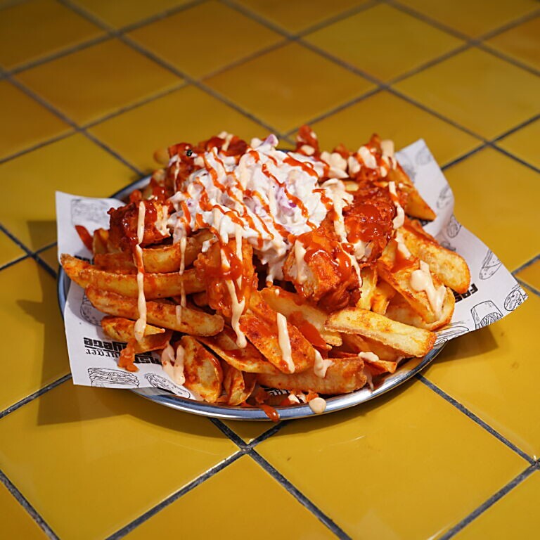 Hot Chicken Fries Salad