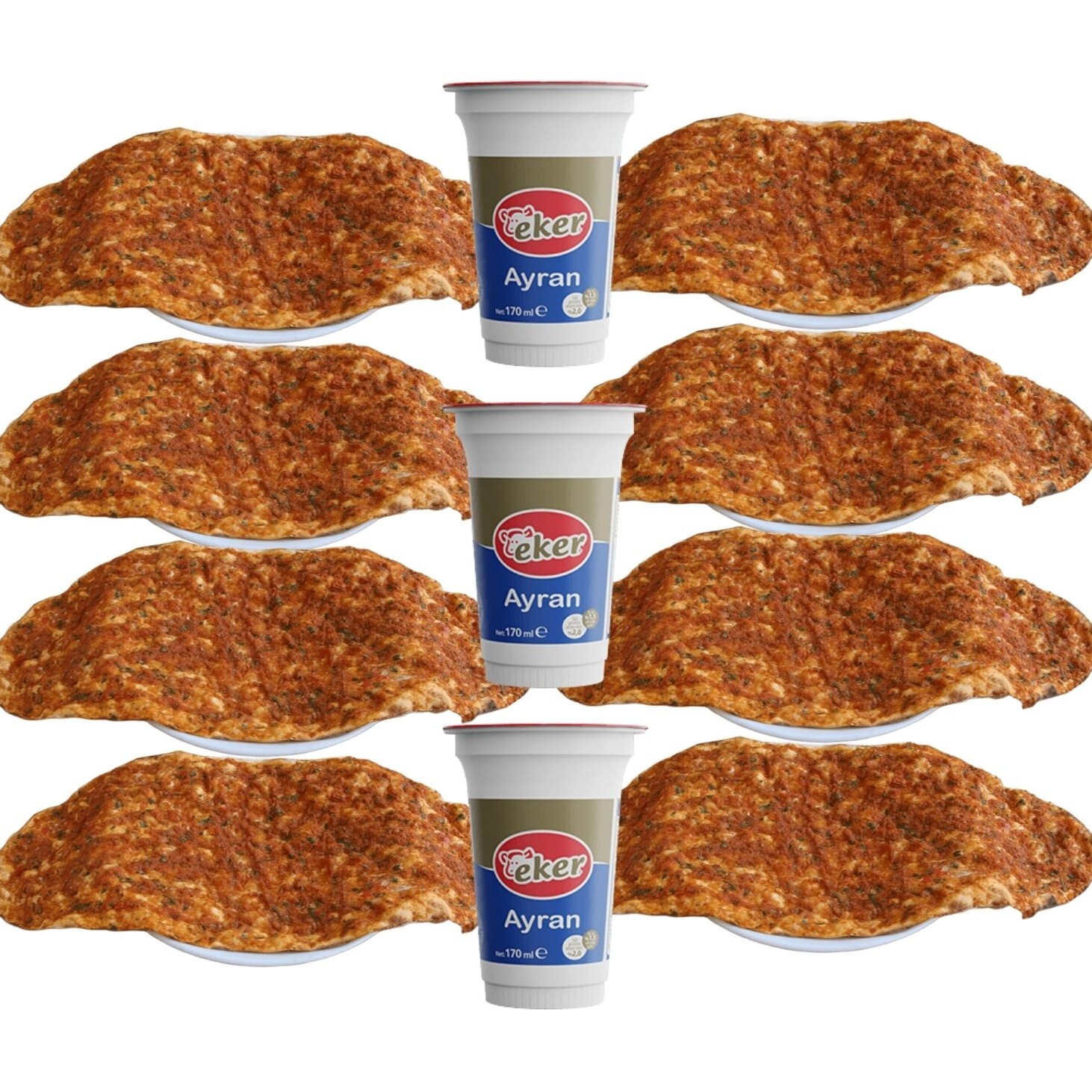 8'li Lahmacun Menü