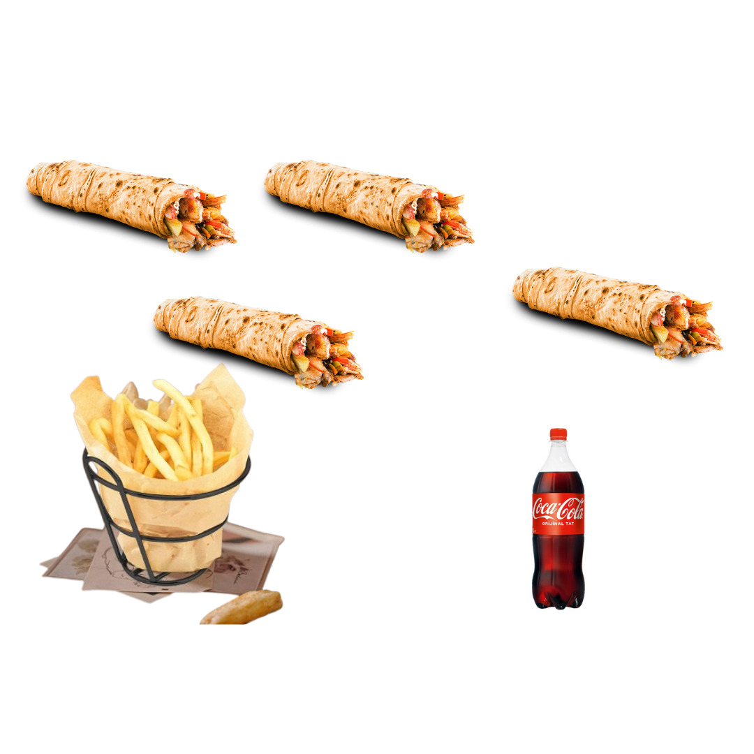 Uber Eats Özel Menü (4 Kişilik)