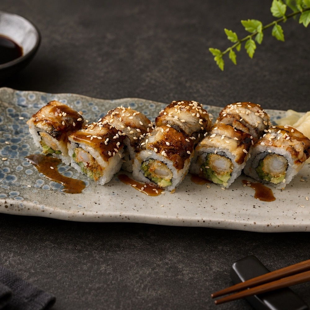 Ebi Dragon Roll (8 Parça)