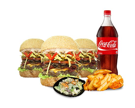 3 Kişilik Dms Special Burger Menü