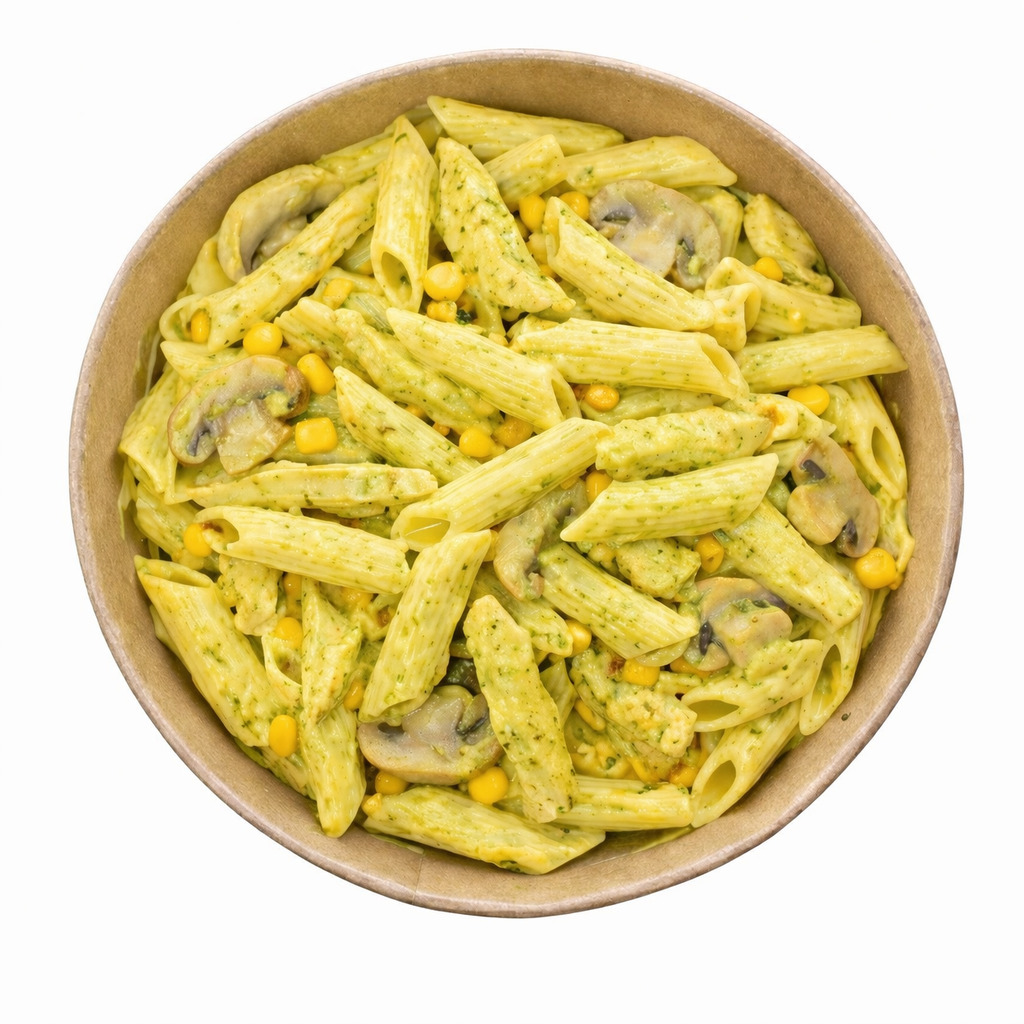 Köri Tavuklu Penne