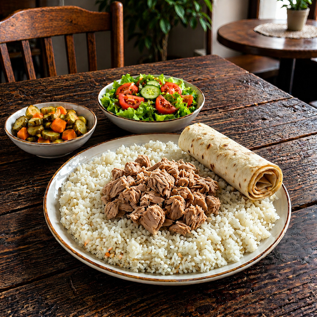 Ton Balıklı Pilav