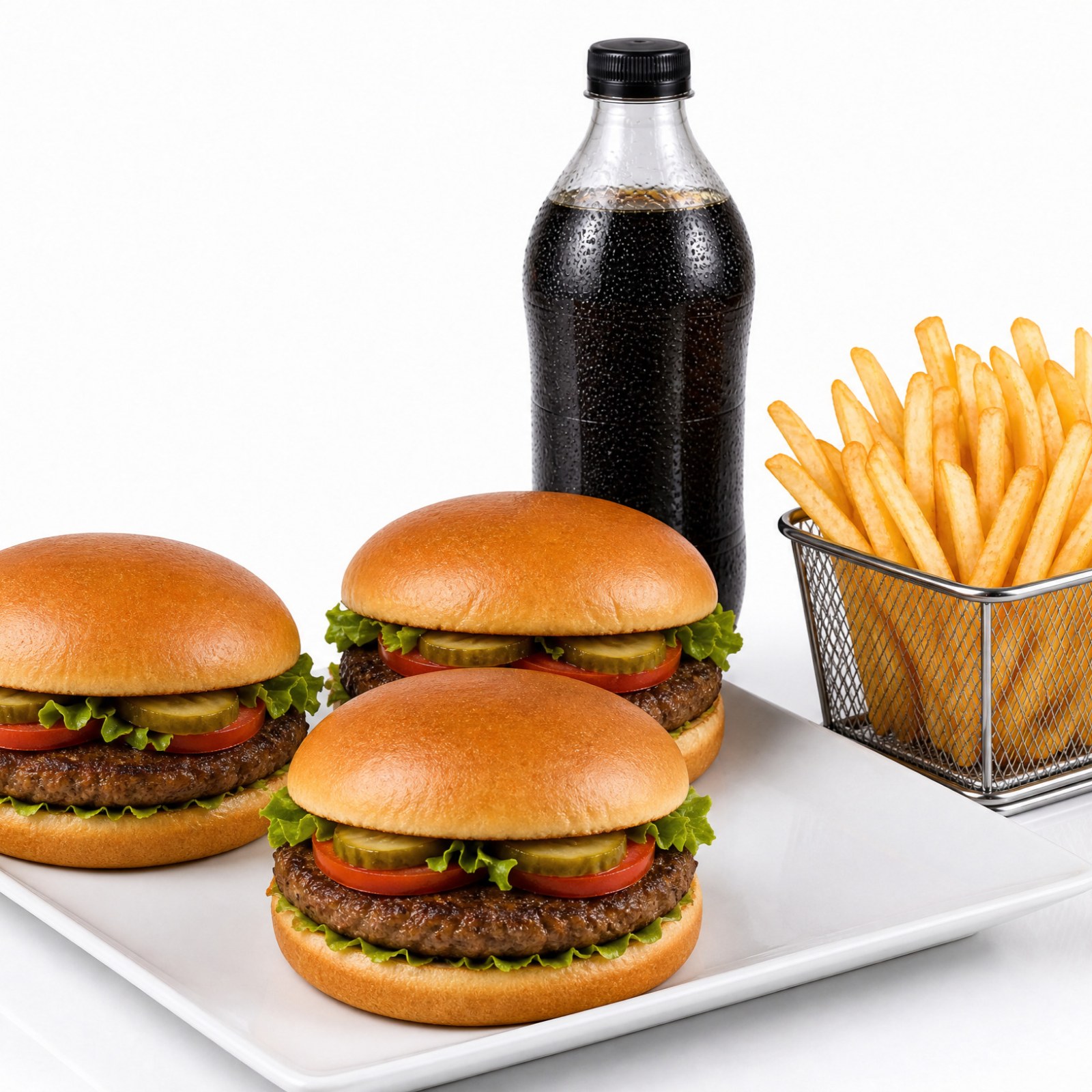 3'lü Hamburger Menü