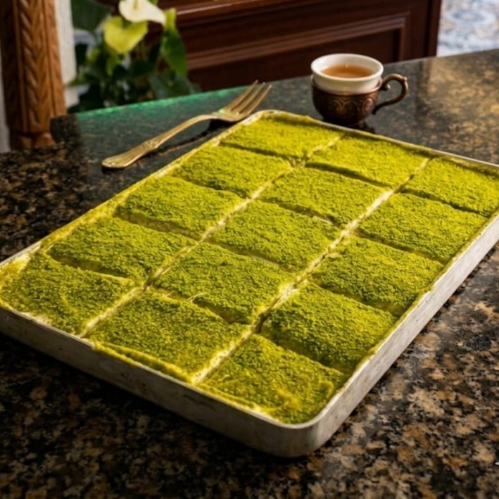 Sütlü Kaymaklı Kadayıf (4 Dilim)
