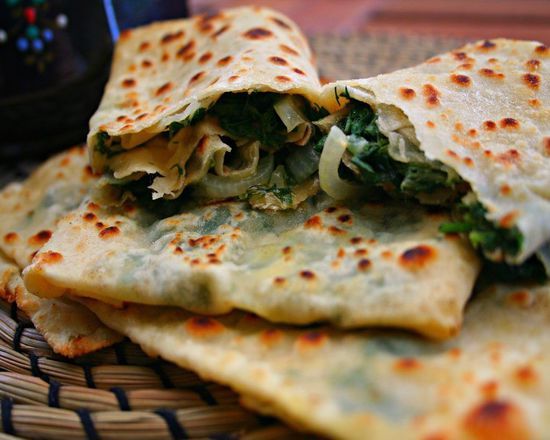 Ispanaklı Kaşarlı Gözleme