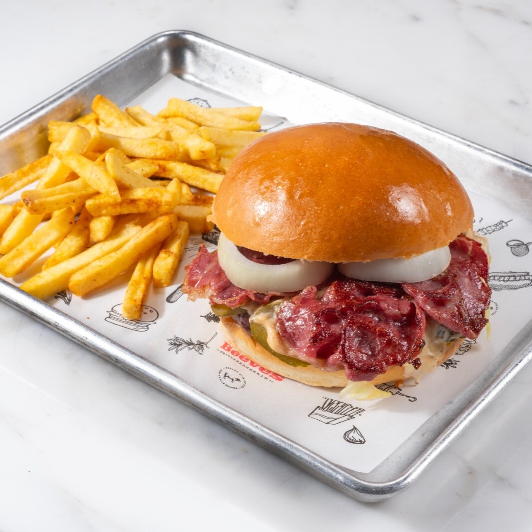 Beeves Special Sidars Burger Menü