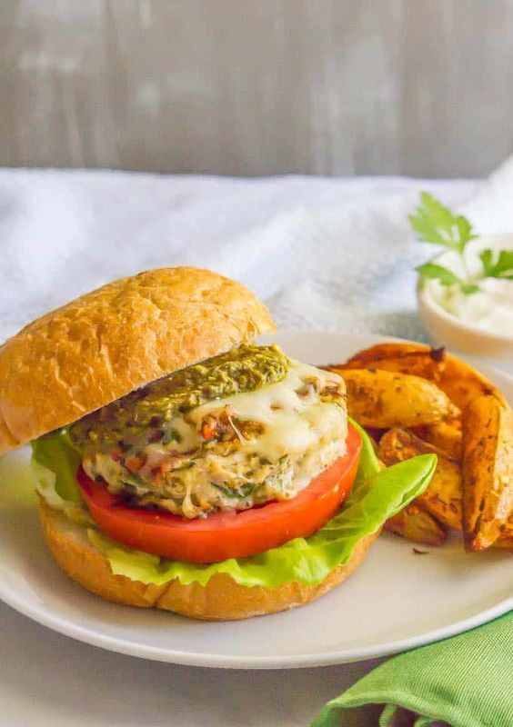 Pesto Chicken Burger