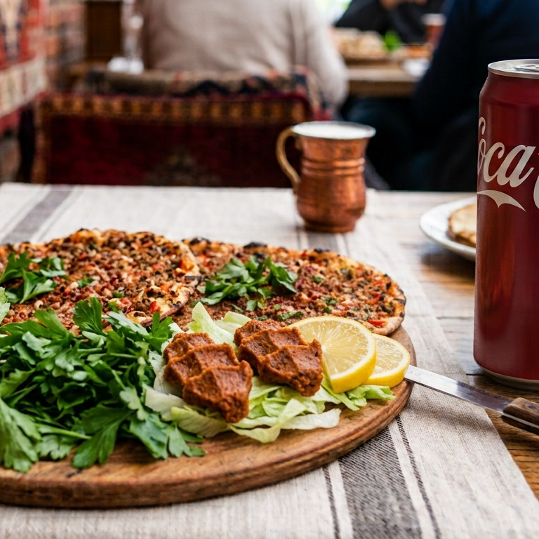 2 Urfa Lahmacun++Coca Cola