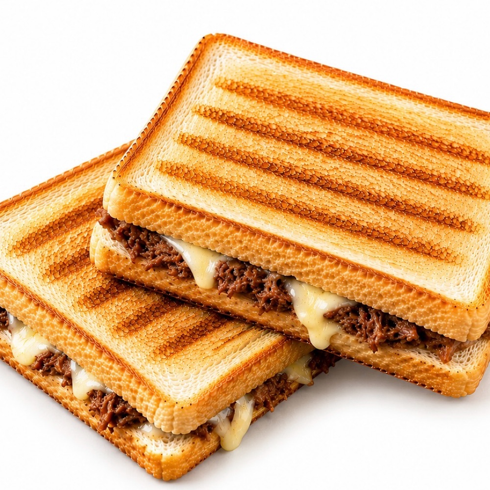 Kavurmalı Kaşarlı Tost