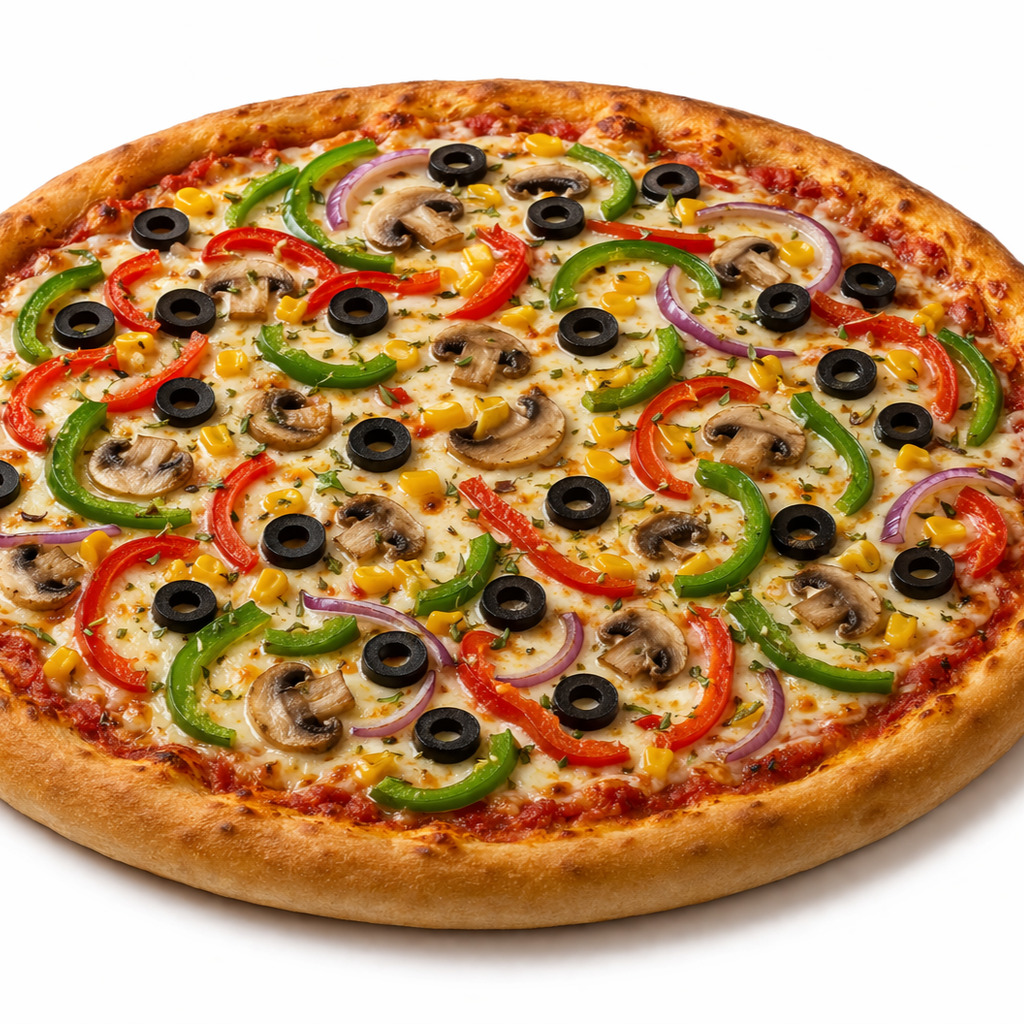 Büyük Boy Sebzeli Pizza