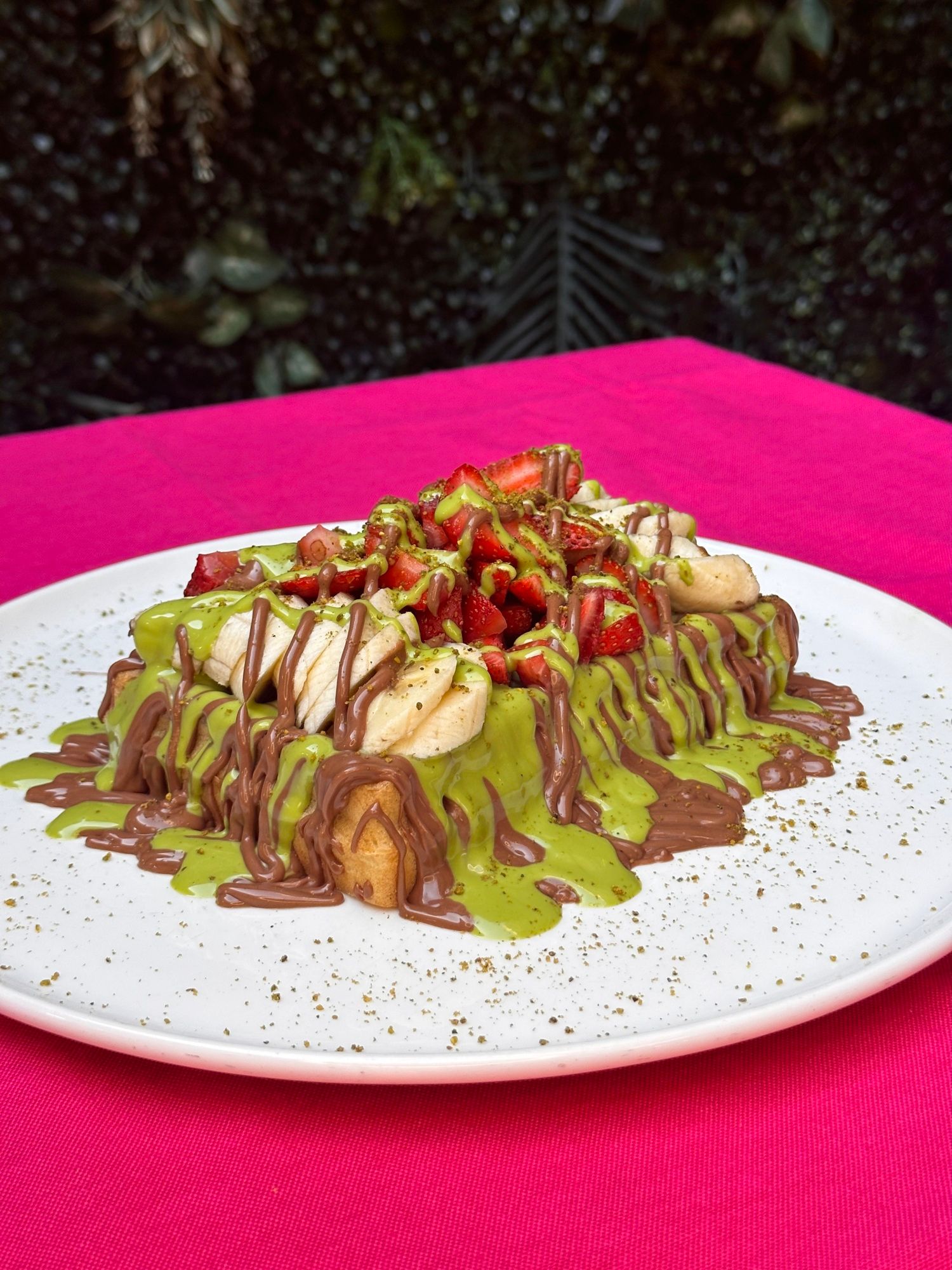 Fıstıklı Waffle