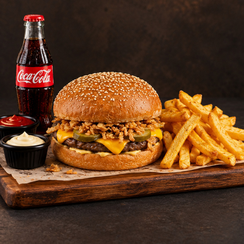Coca-Cola'lı Classic Burger Menü