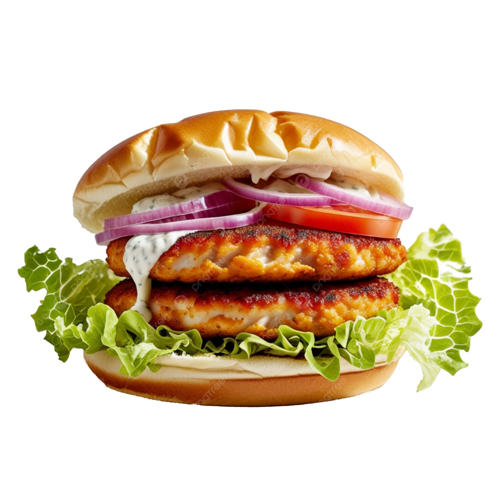 Double Tavuk Burger