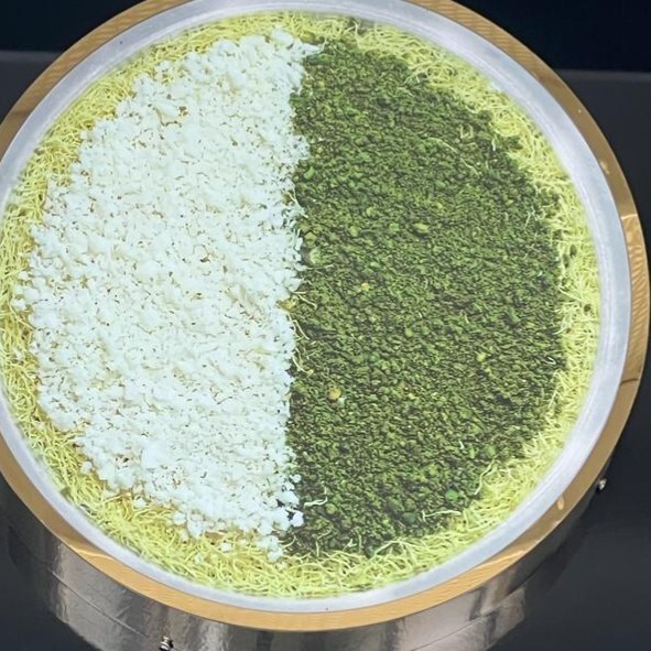 Yarı Fıstıklı & Yarı Peynirli Künefe (Tek Kişilik)