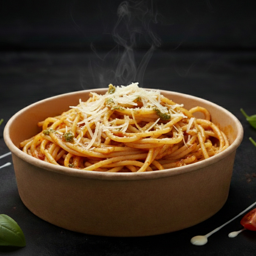 Çanak’ta Napoli Classica Spaghetti (Çanak’ta Napolitana)