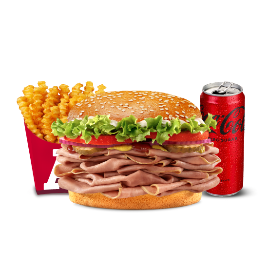 Arby's® Roast Beef Deluxe XL Menü