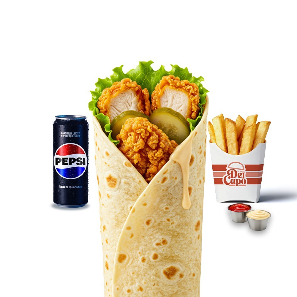 Chrispy Capo Wrap Menü