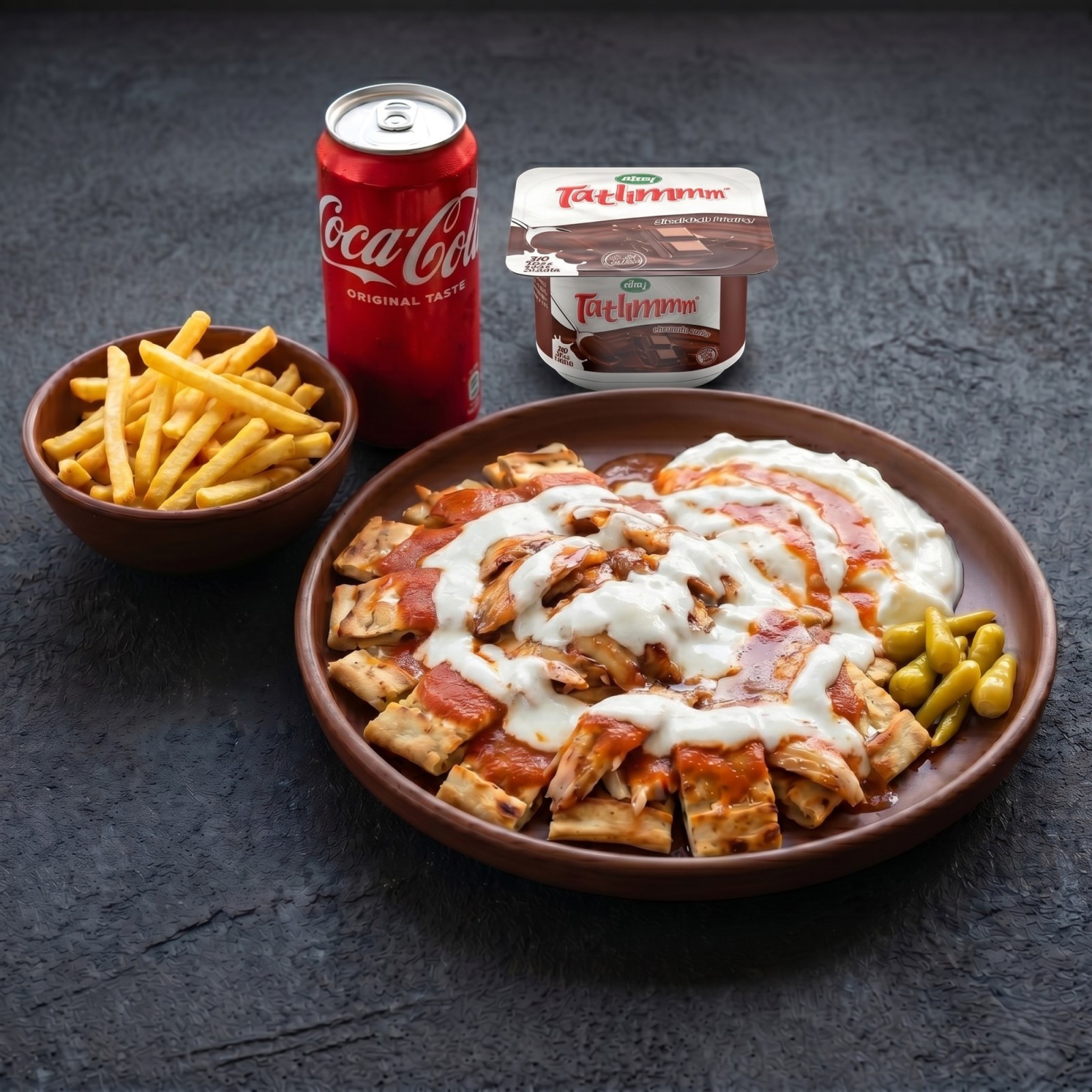 Tavuk İskender Menü (100 gr.)