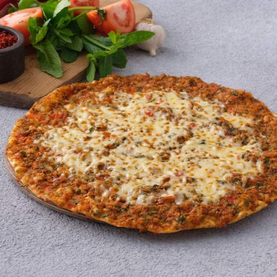 Lahmacun (Acılı Kaşarlı)