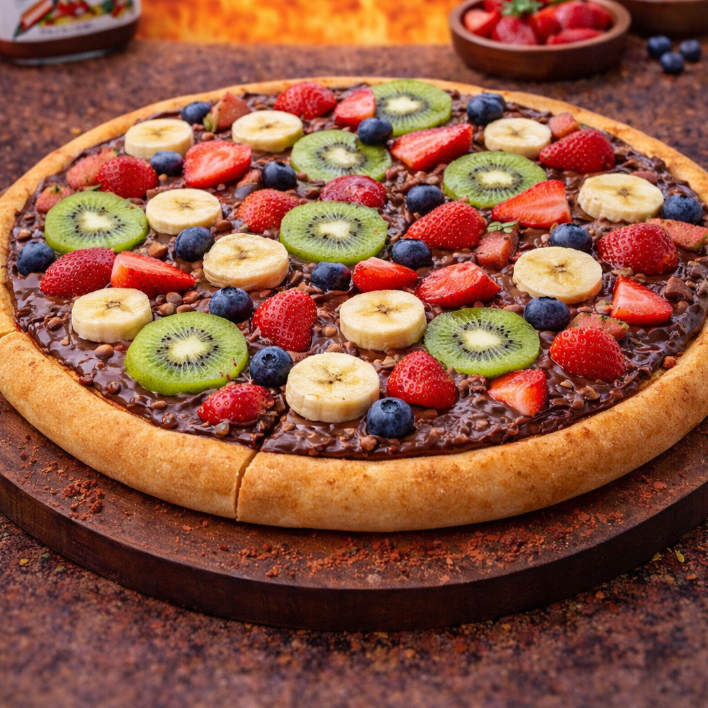 Nutellalı Fruit Pizza (Büyük Boy)
