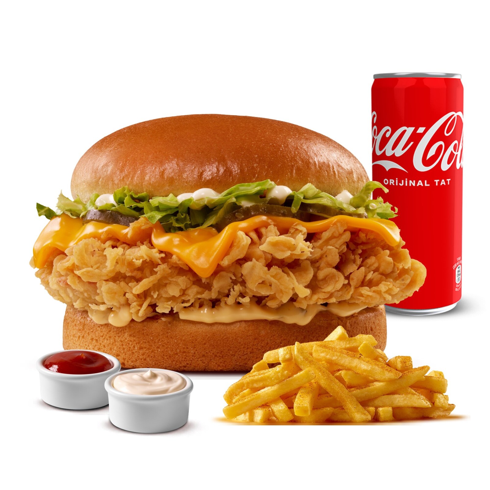 Cheddar Chicken Burger