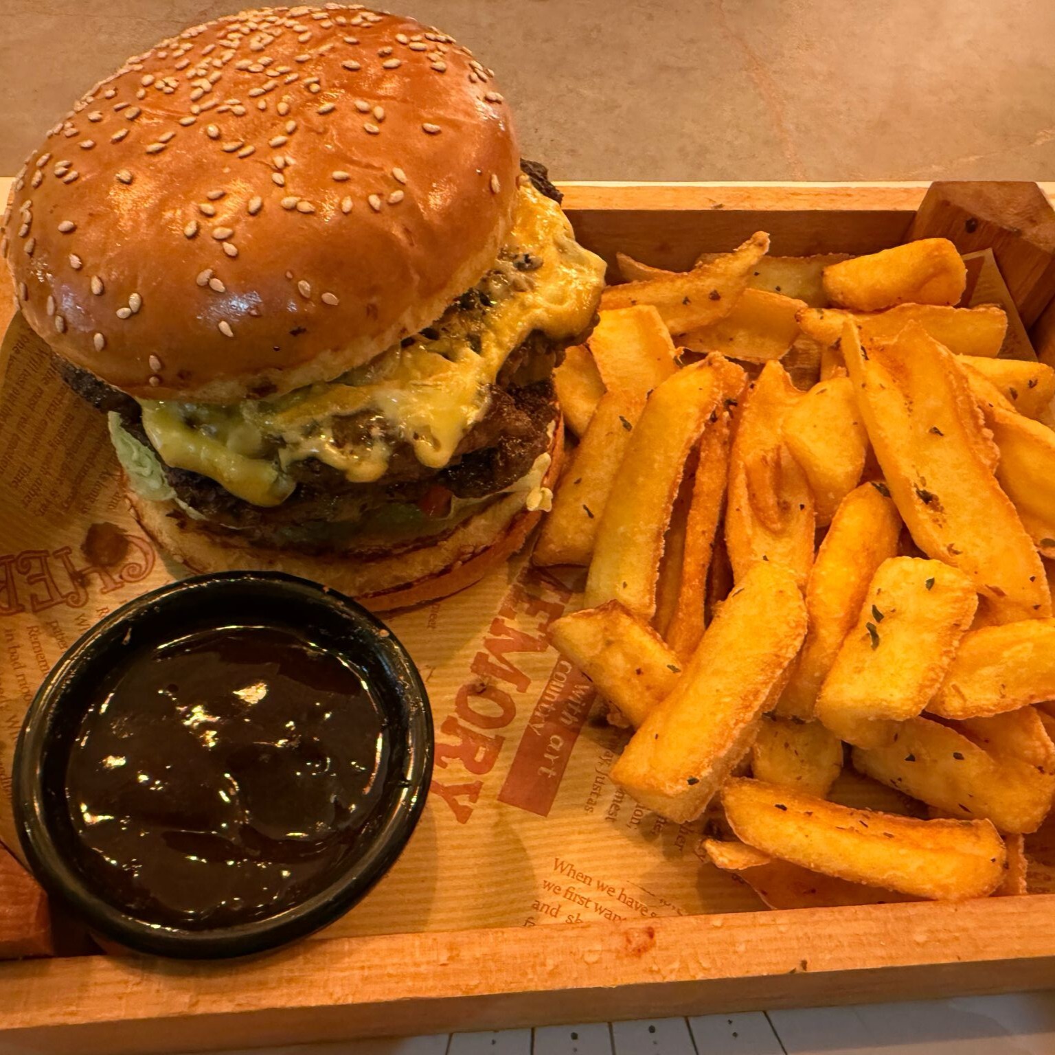 Chef Double Burger