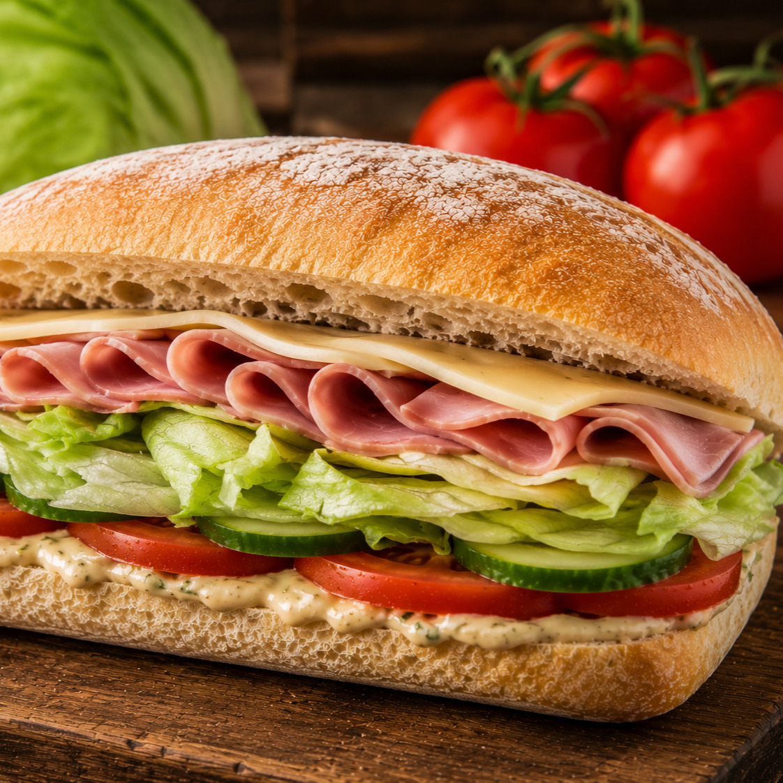 Jambonlu Ciabatta Sandviç