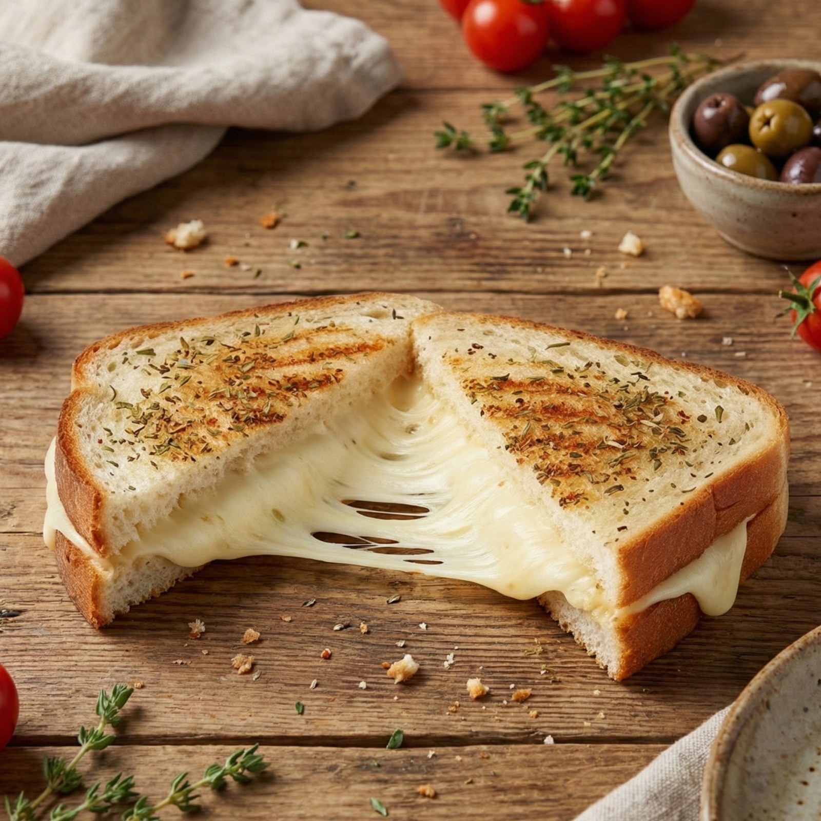 Çift Kaşarlı Tost 2 Adet