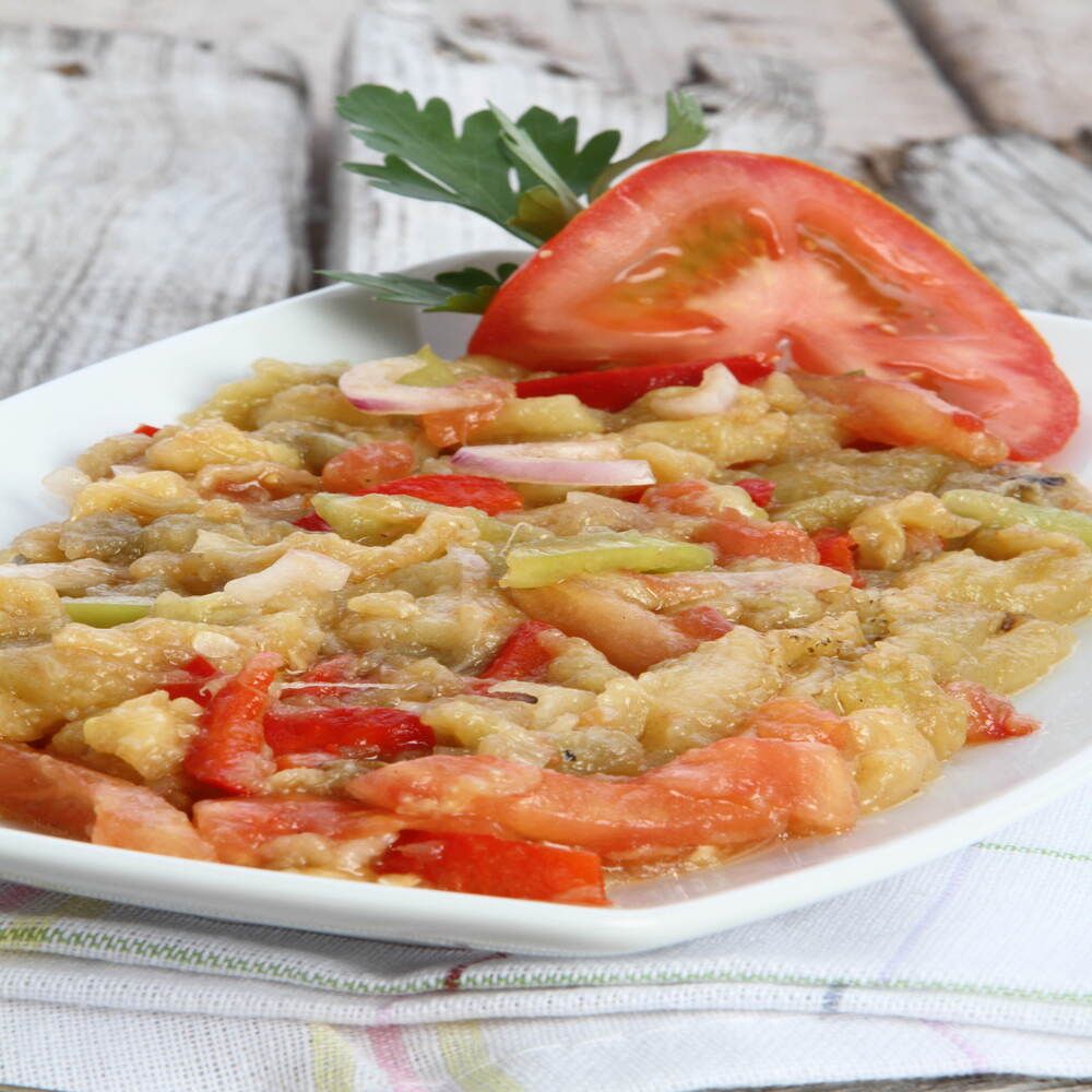 Patlıcan Söğürme Salatası