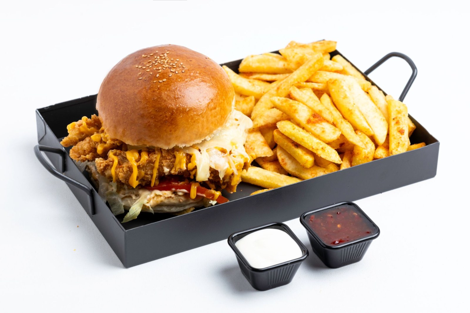 Cheese Cajun Ajun's Burger
