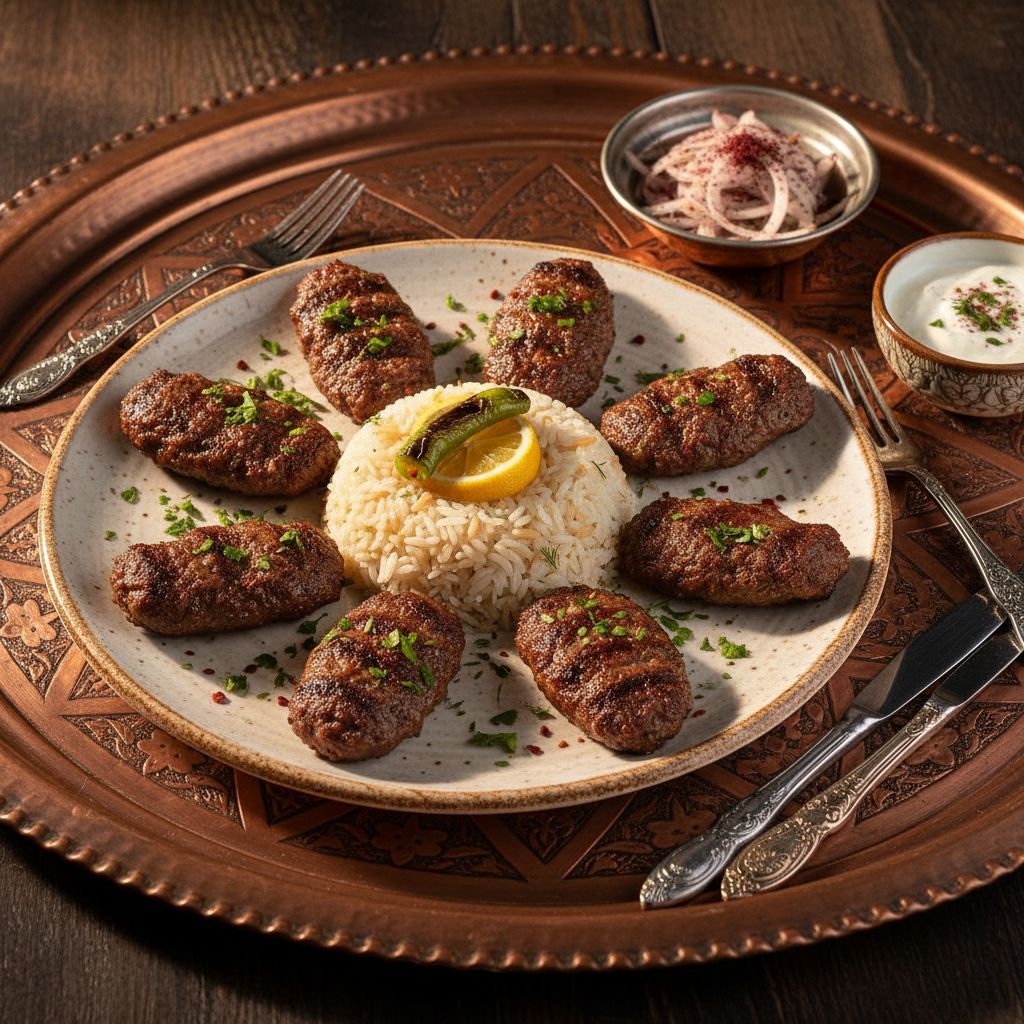 Izgara Köfte & Pirinç Pilavı