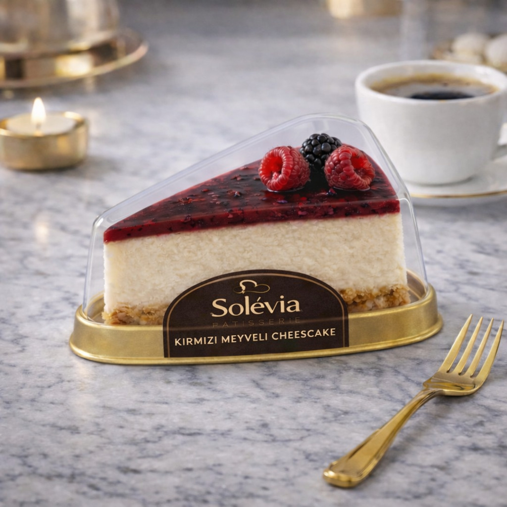 Kırmızı Meyveli Cheesecake