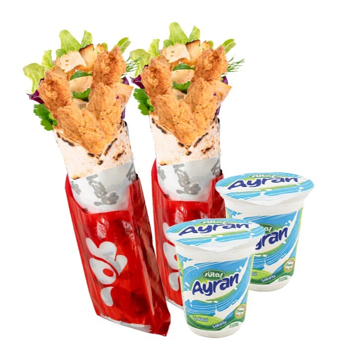 Tenders Dürüm Menü (2 Kişilik)