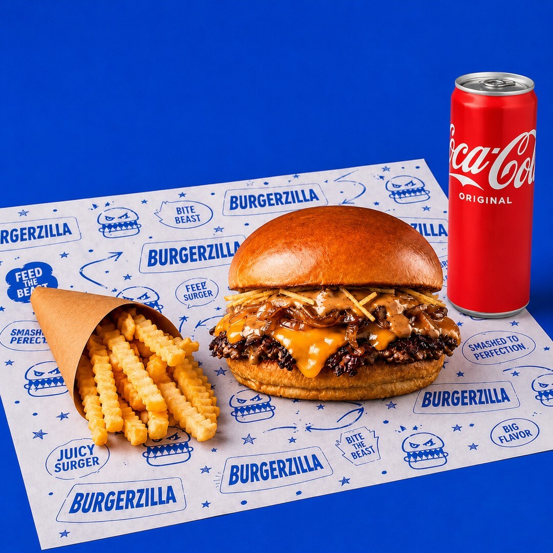 Co Single Smash Burger Menü & Coca-Cola Menü