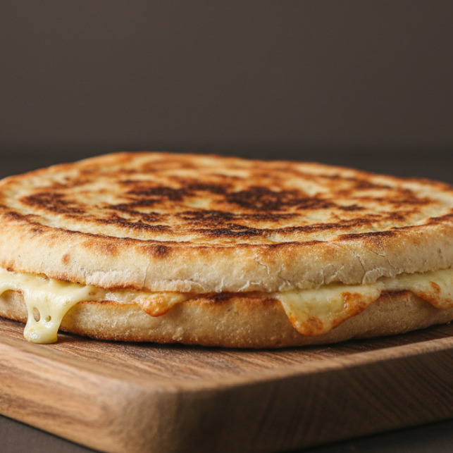 Kelle Peynirli Bazlama Tost