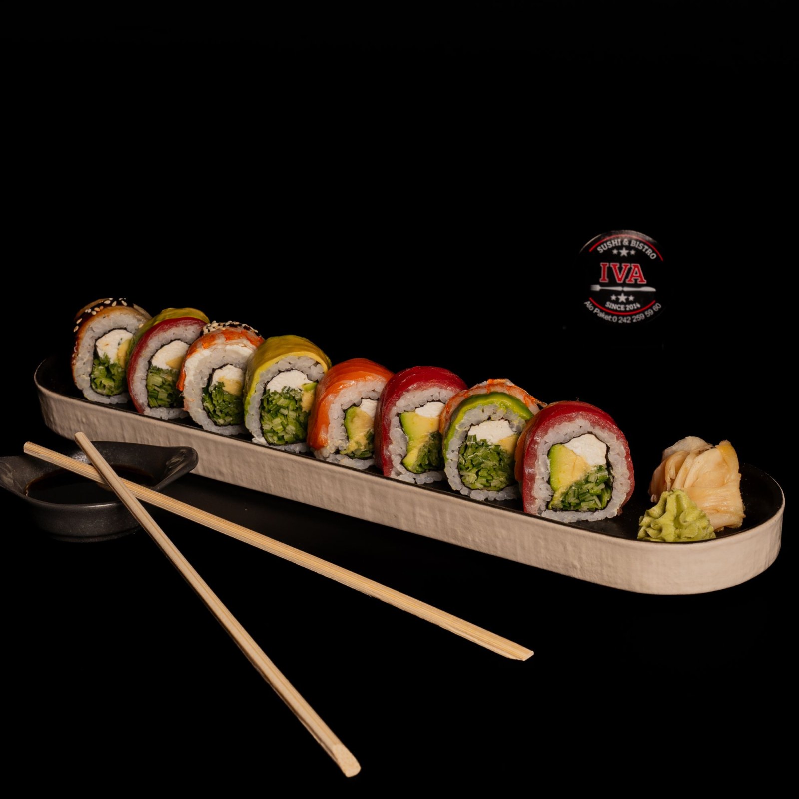 Rainbow Roll (8 Pcs.)