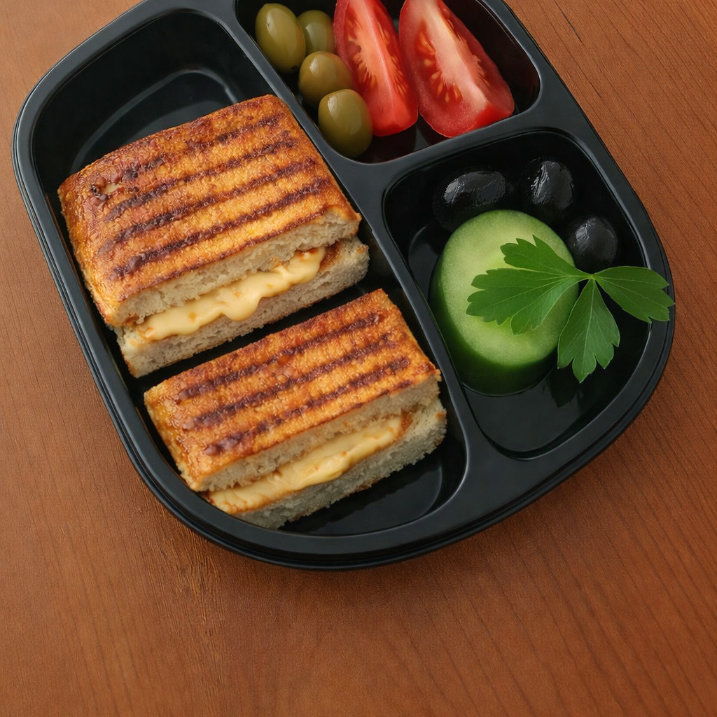 Ayvalık Ekmeğine Kaşarlı Tost