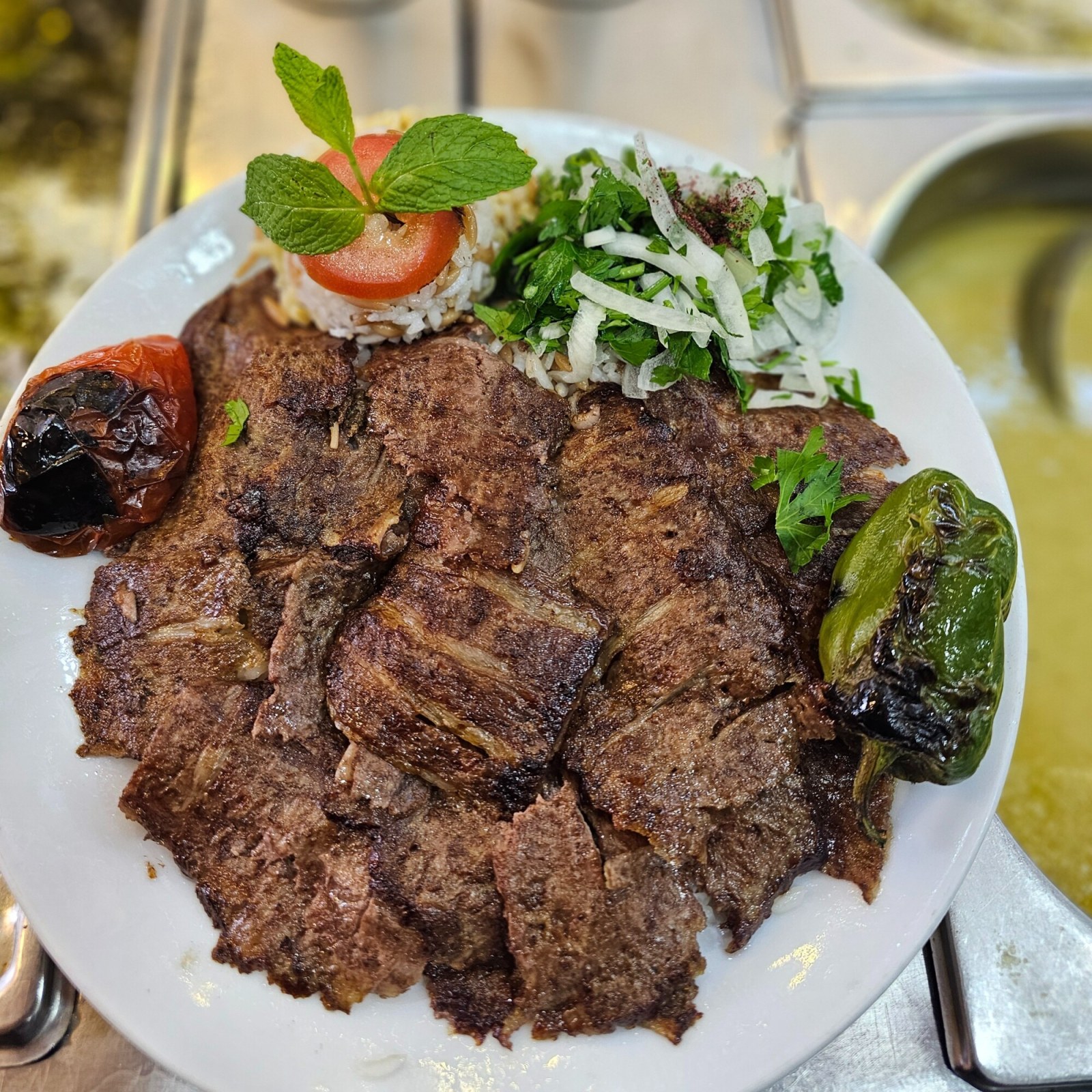 Pilav Üstü Et Döner Menü