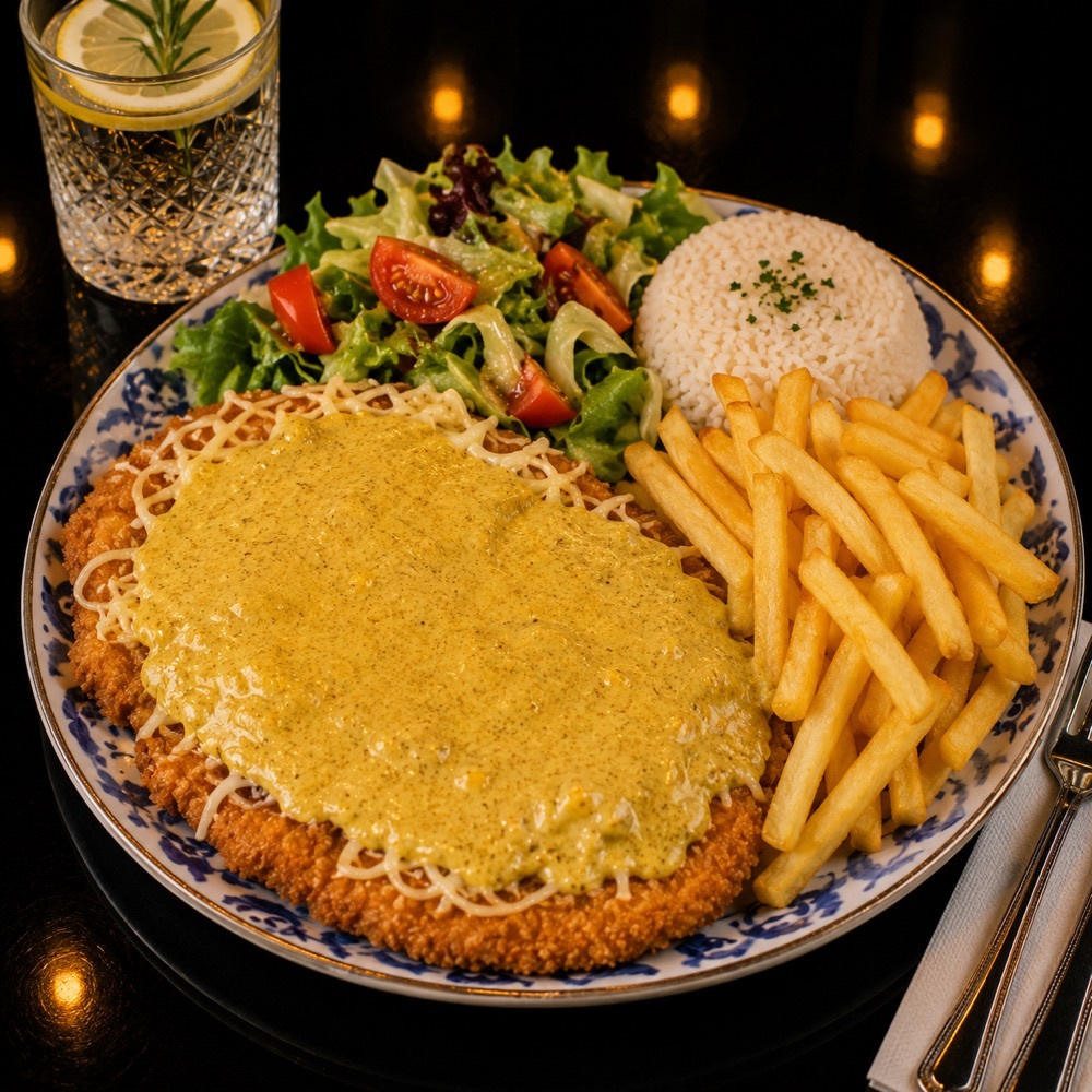 Roma Curry Schnitzel