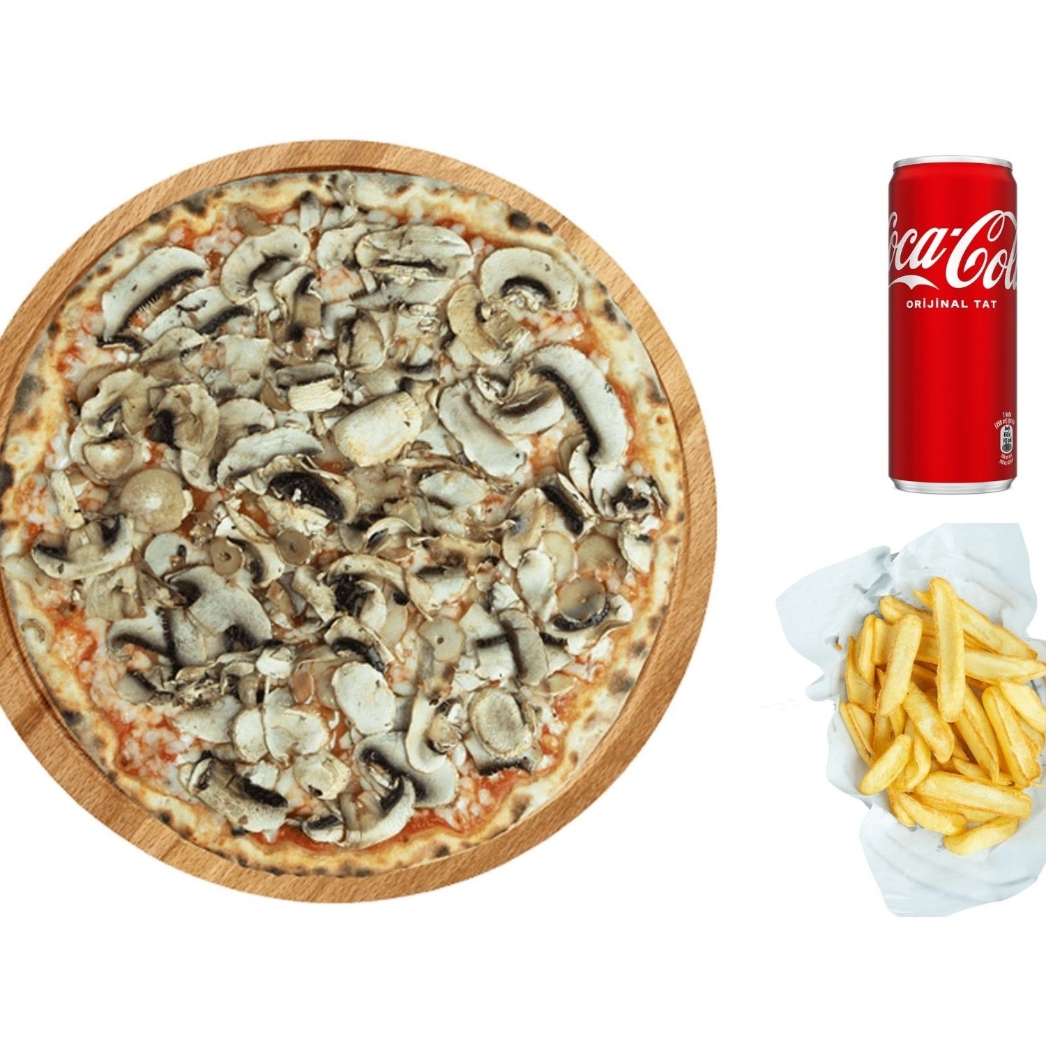 Mantarlı Pizza (Büyük)